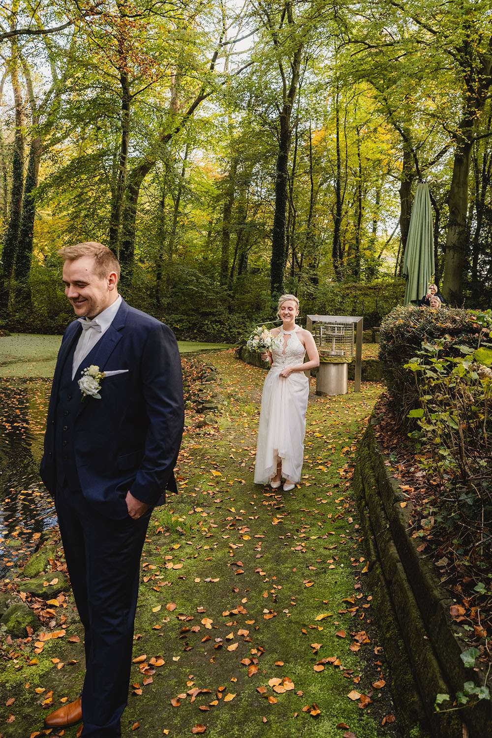 First Look bei einer Hochzeit