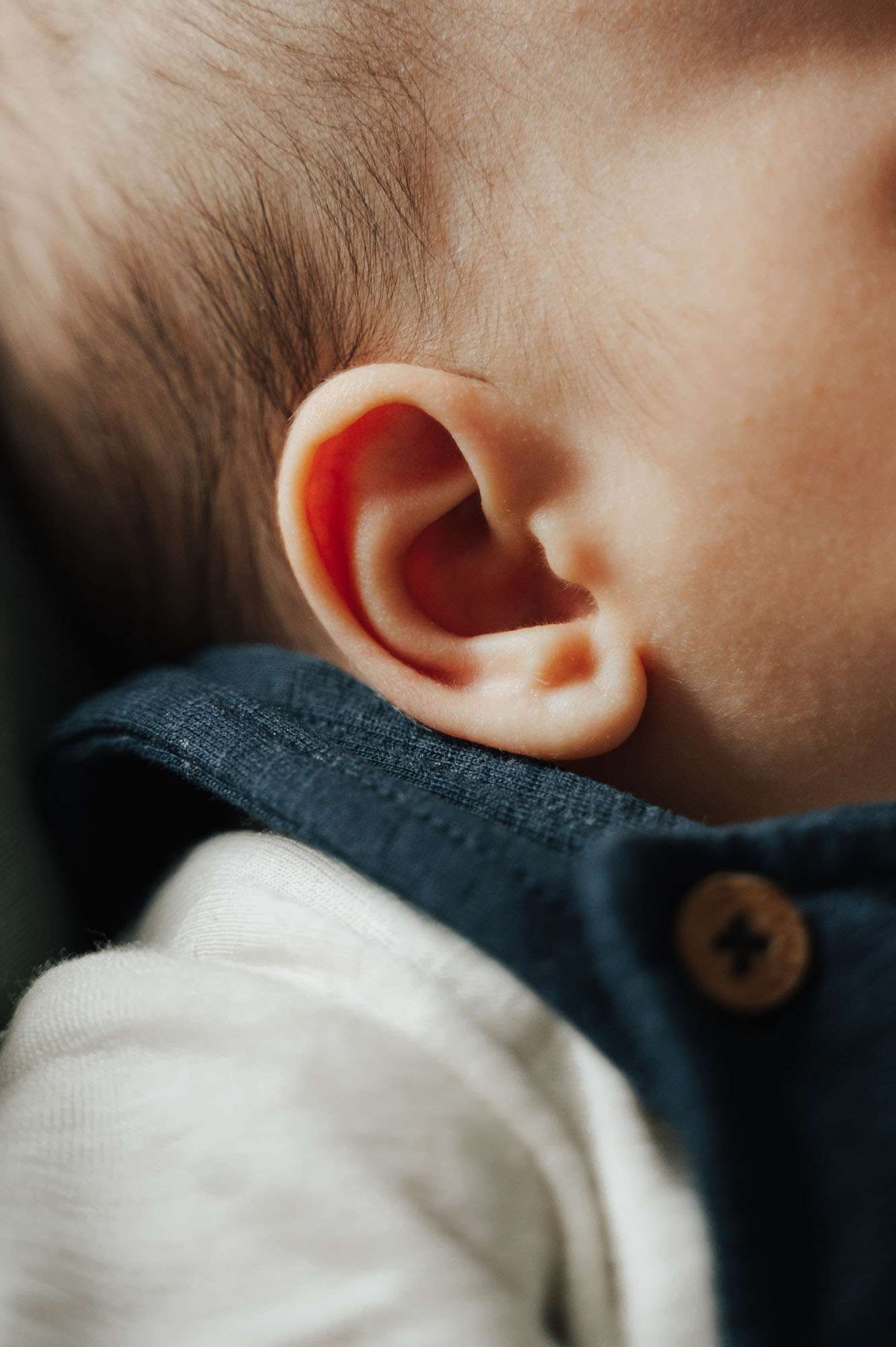 Ohr von einem Baby