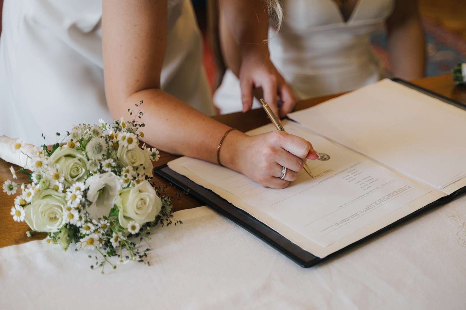 Unterschrift der Heiratsurkunde
